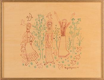 Birger Kaipiainen, Women in the garden.