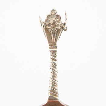 Supsked silver Karlskrona möjligen Benedict Stechau (verksam 1705-1712).