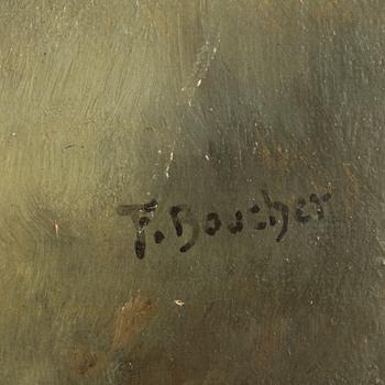 Francois Boucher, in the manner of.  Putti, a pair.