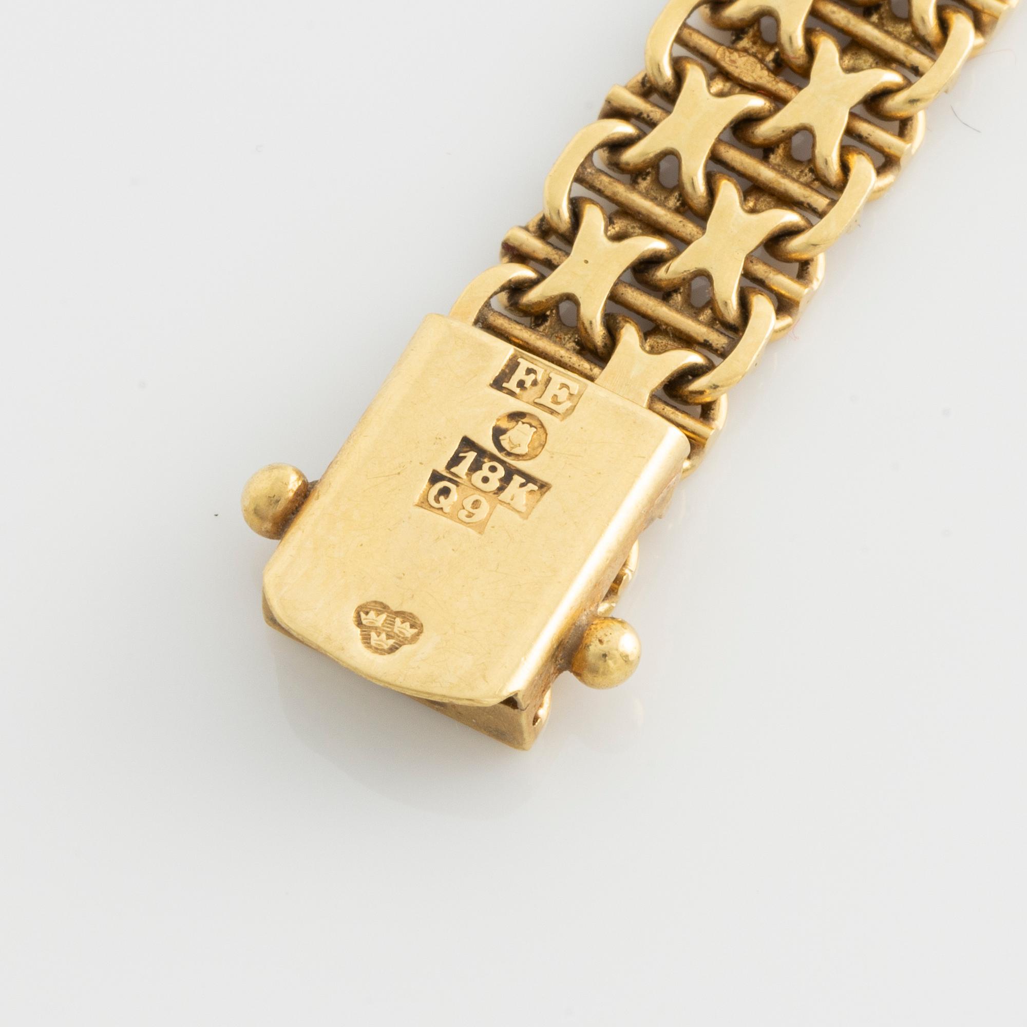 Certina, wristwatch, 18K gold, 15,5 mm.