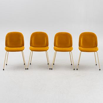 GamFratesi, chairs, 4 pcs, "Beetle", Gubi.