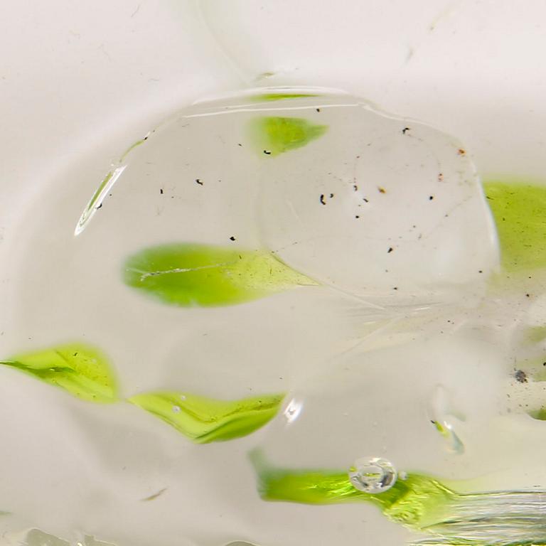 Elna Melusine Jolom, vas varmmålat glas signerad och daterad 2014 unik Österlens Glashytta.