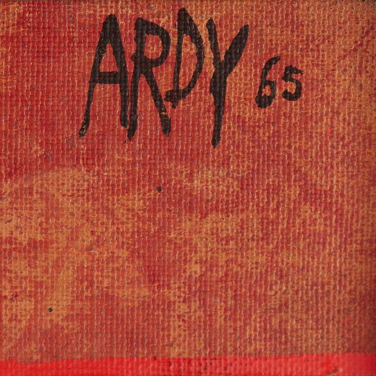 Ardy Strüwer, oil on canvas, signed and dated -65.
