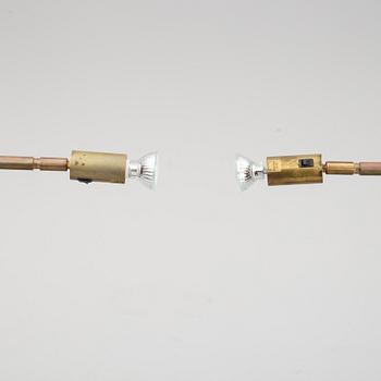 Jonas Bohlin, a pair of 'Galaxy' brass floor lights, Örsjö Belysning.