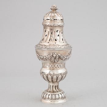 Sockerruska, silver, Köpenhamn 1781.