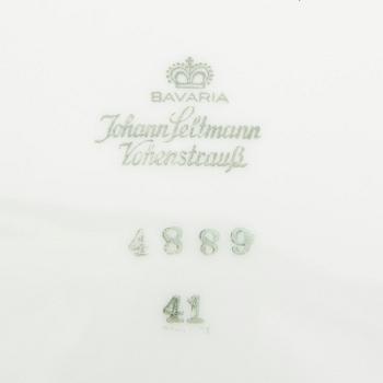Teservis, 12 delar, Johann Seltmann, Bavaria, Tyskland, 1900-talets mitt.