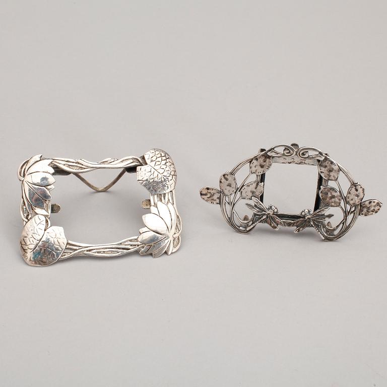RAMAR, 3 st, sterlingsilver, tidigt 1900-tal samt 1900-talets andra hälft.