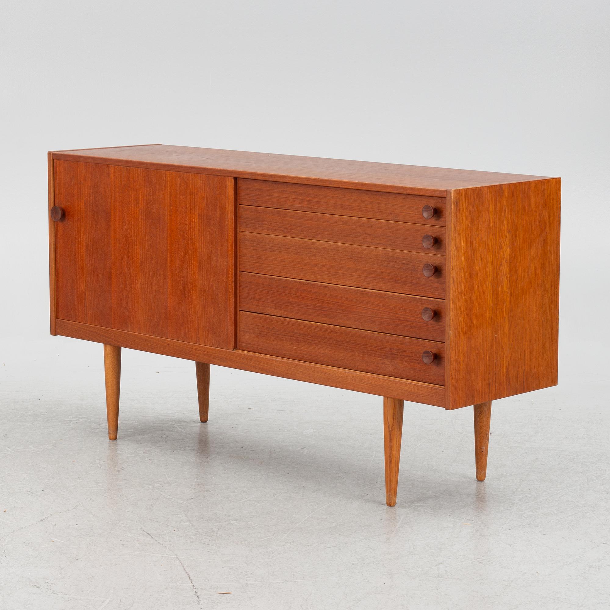 Yngve Ekström, a "Mini" sideboard, AB Hugo TRoends, Björnum, Sweden, 1950's.
