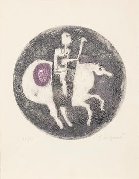 James Coignard · JAMES COIGNARD, kolorerad etsning, sign o numr 16/21.