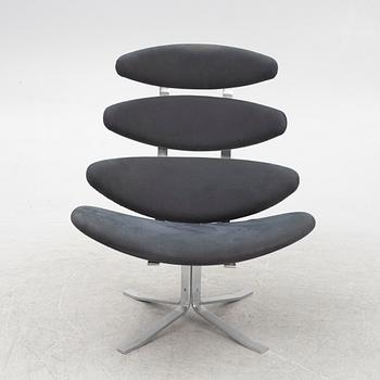 Poul Volther, a 'Corona EJ 5' easy chair, Erik Jørgensen, Denmark.