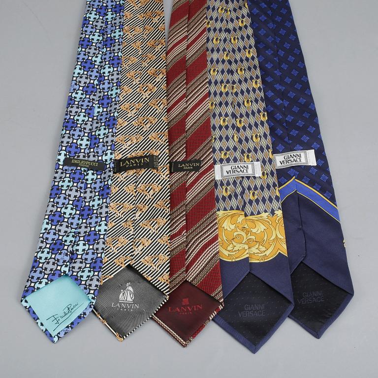 SLIPSAR, 5 st, Lanvin, Gianni Versace och Emilio Pucci.