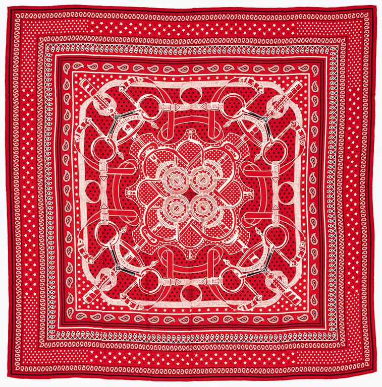 Hermès, scarf, "Eperon d'Or".