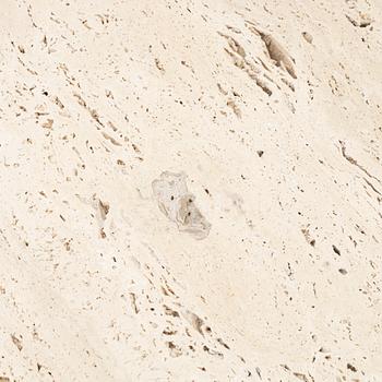 Coffee table, travertine, 1980s.