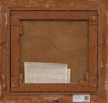 GUSTAF WOLMAR, oljemålning på duk, monogramsignerad och daterad 09.