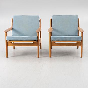 Poul Volther, a pair of armchairs, Gemla, mid-20th century.
