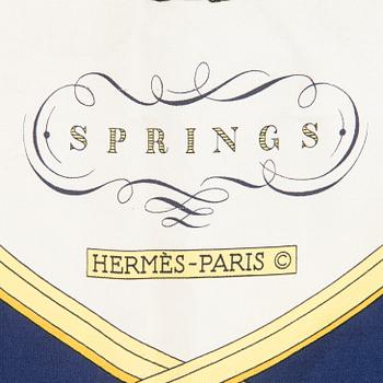 Hermès, Scarf, 'Springs'.