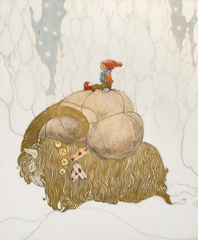 John Bauer, "Julbocken".
