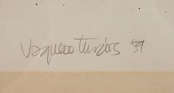OKÄND KONSTNÄR, litografi, sign Vaquero Turcios.