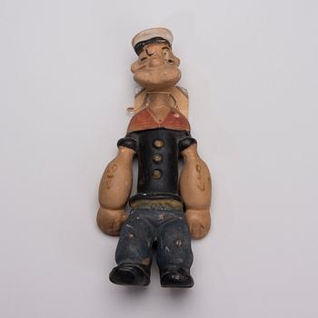 LEKSAK / FIGUR, "Popey", gummi, King Feats Synd Inc, USA 1935.