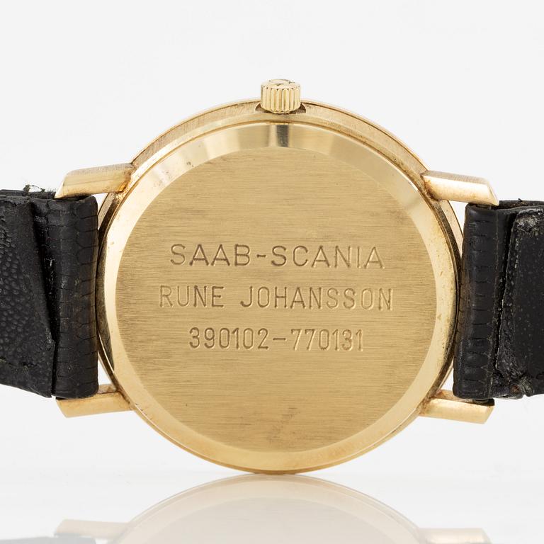 Omega, Genève, wristwatch, 34 mm.