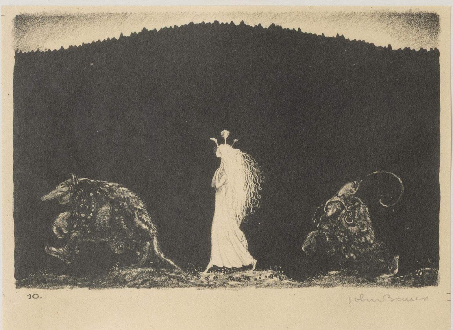 John Bauer, "Trollens Styfdotter".