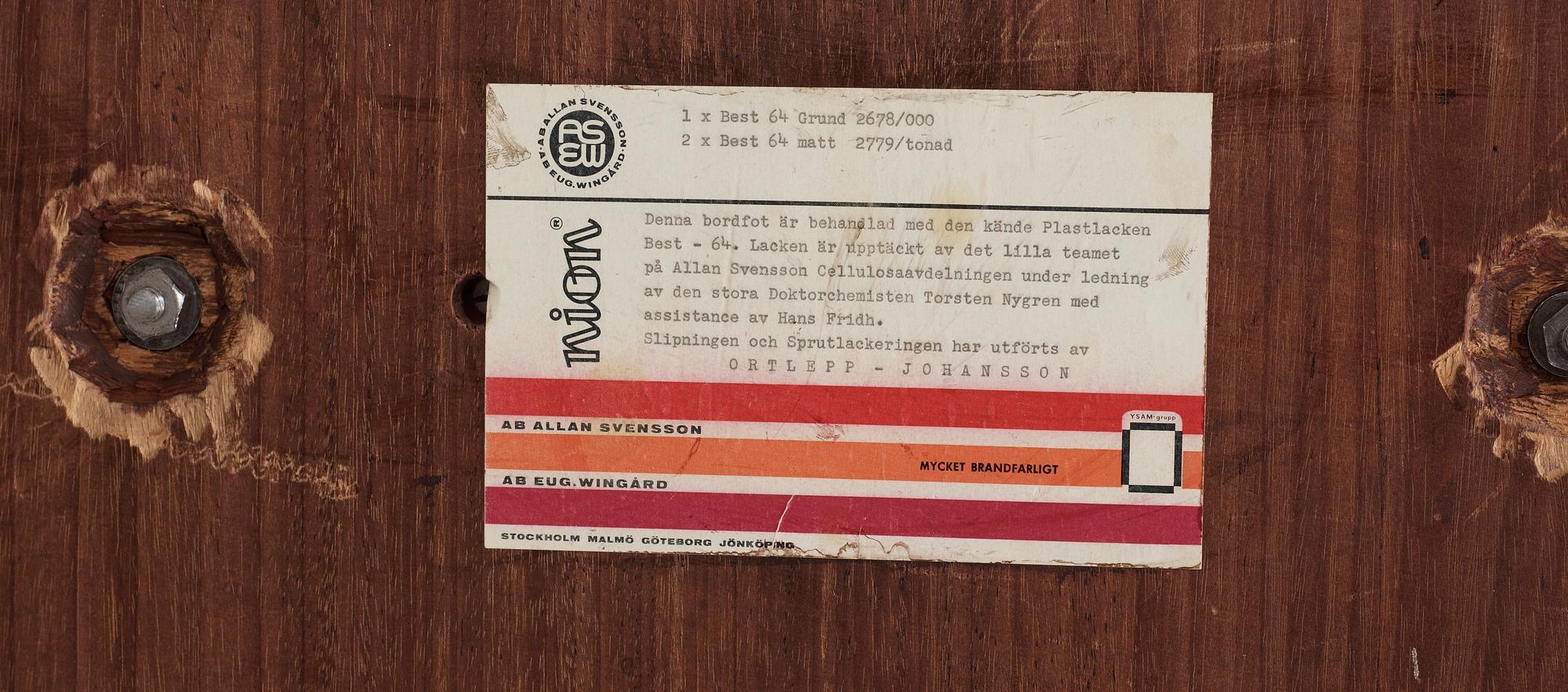 OKÄND FORMGIVARE, salongsbord, sannolikt Frankrike 1920-30-tal.