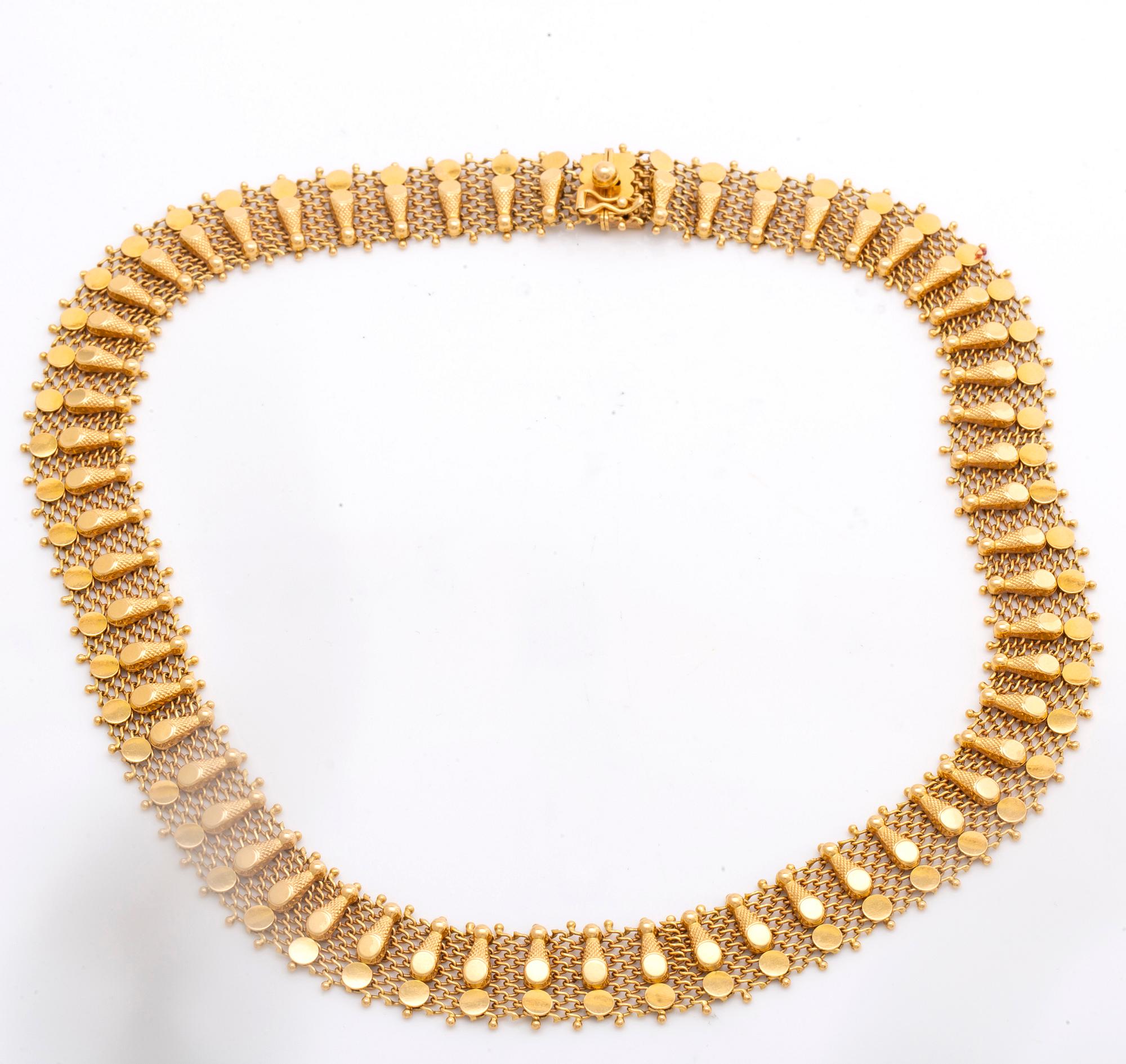 GOLD NECKLACE , Italy, 18K gold, 58,1 g.
