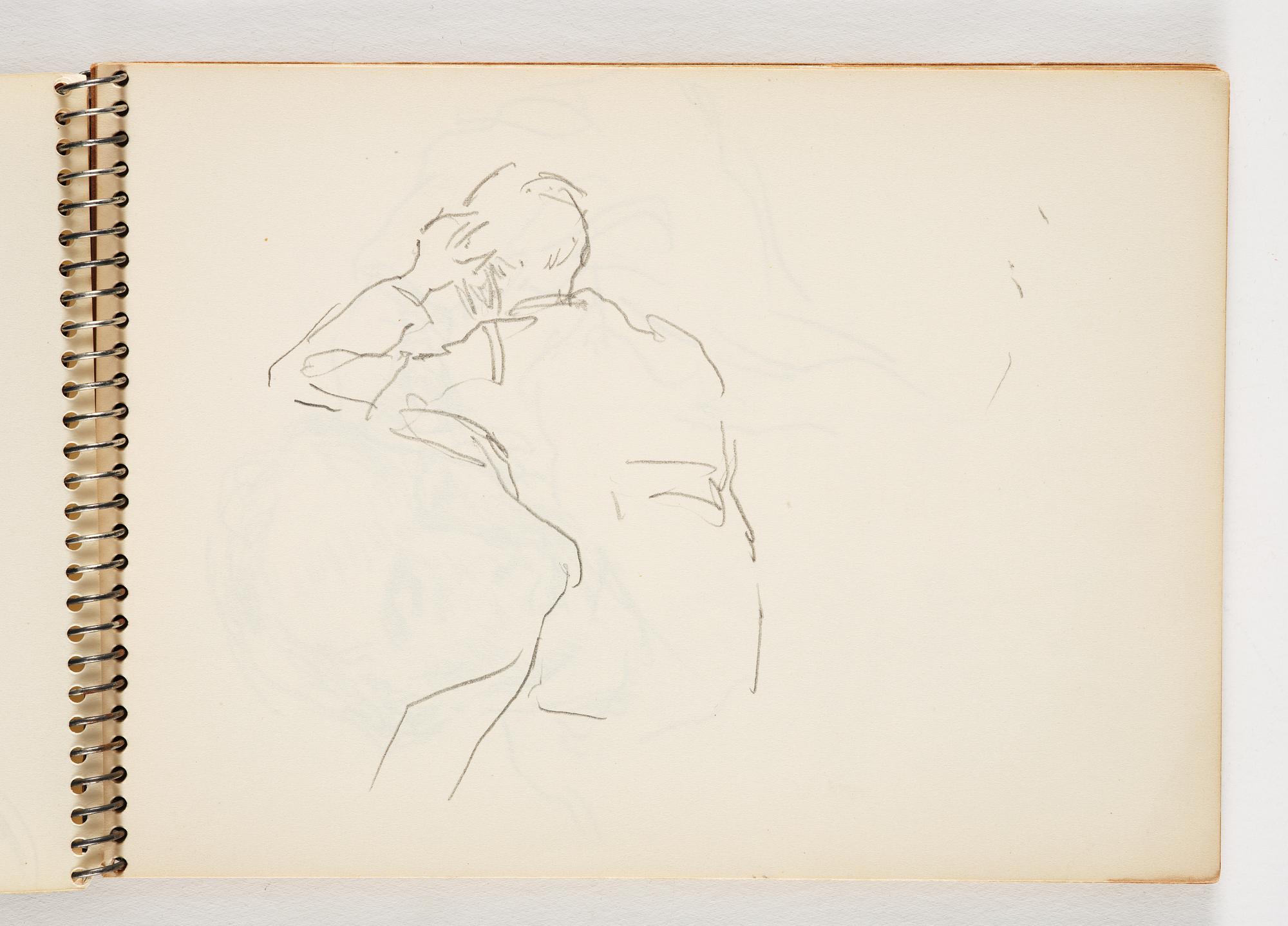 Lotte Laserstein, 4 skissböcker med blyertsteckningar.