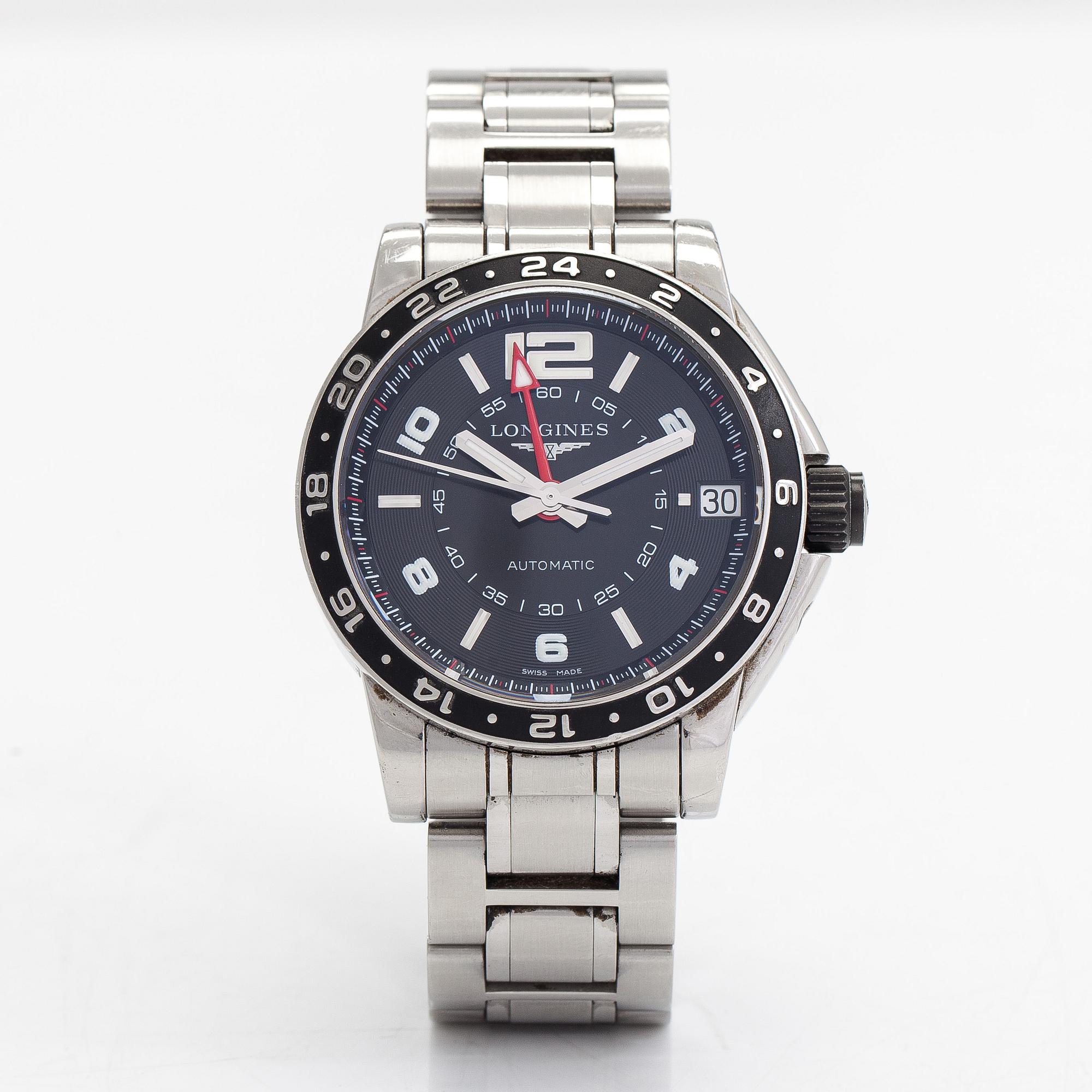 Longines admiral gmt automatic on sale