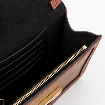 Louis Vuitton, a monogram canvas and brown leather 'Dauphine' bag/chain wallet, 2020.