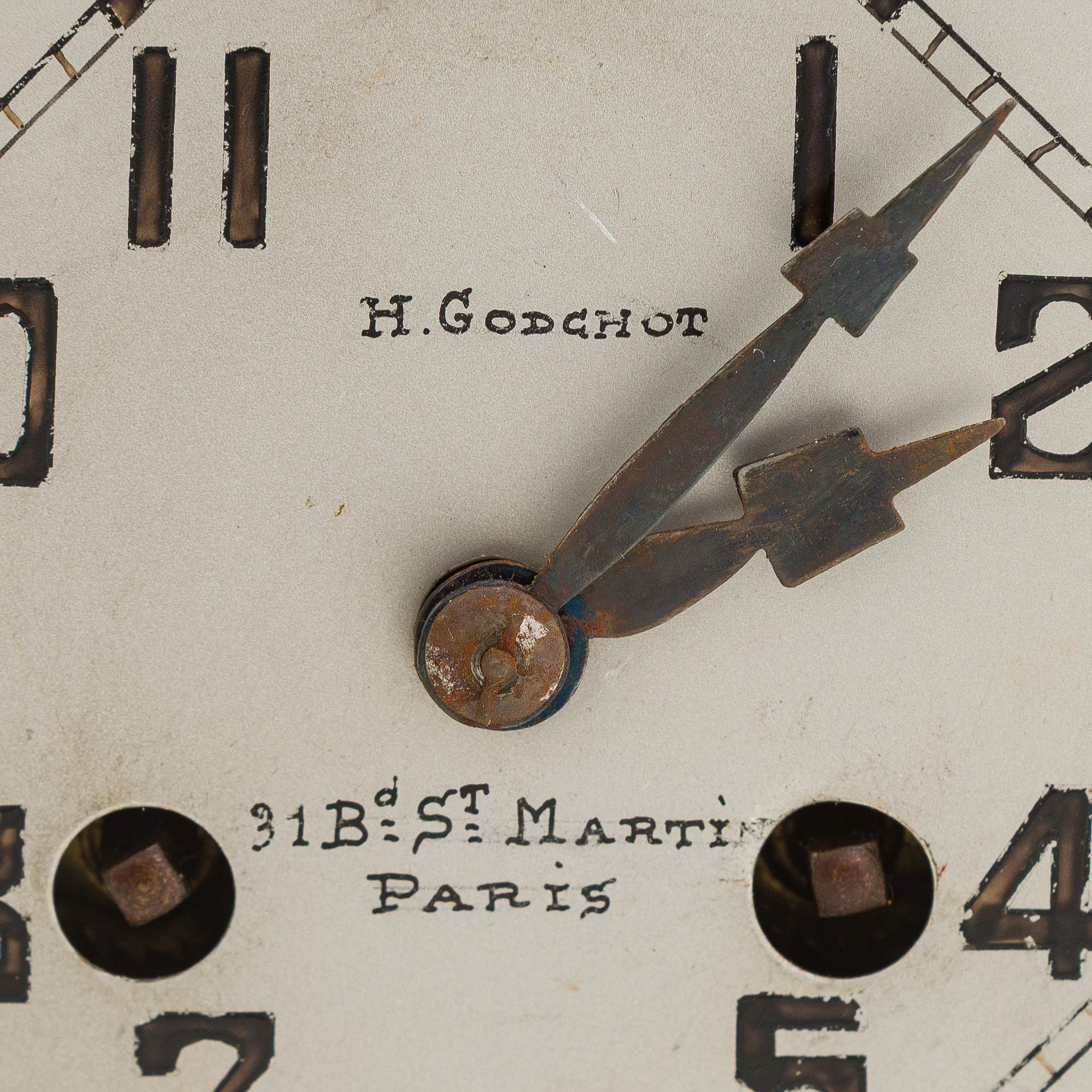 Pöytäkello, Art Déco, Ranska, 1930-luku.