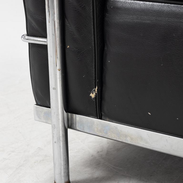 Le Corbusier, Pierre Jeanneret & Charlotte Perriand, a pair of 'LC2' easy chairs, Cassina.