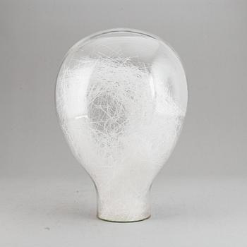 EVA ENGLUND, a glass sculpture, signed and dated 1973.
