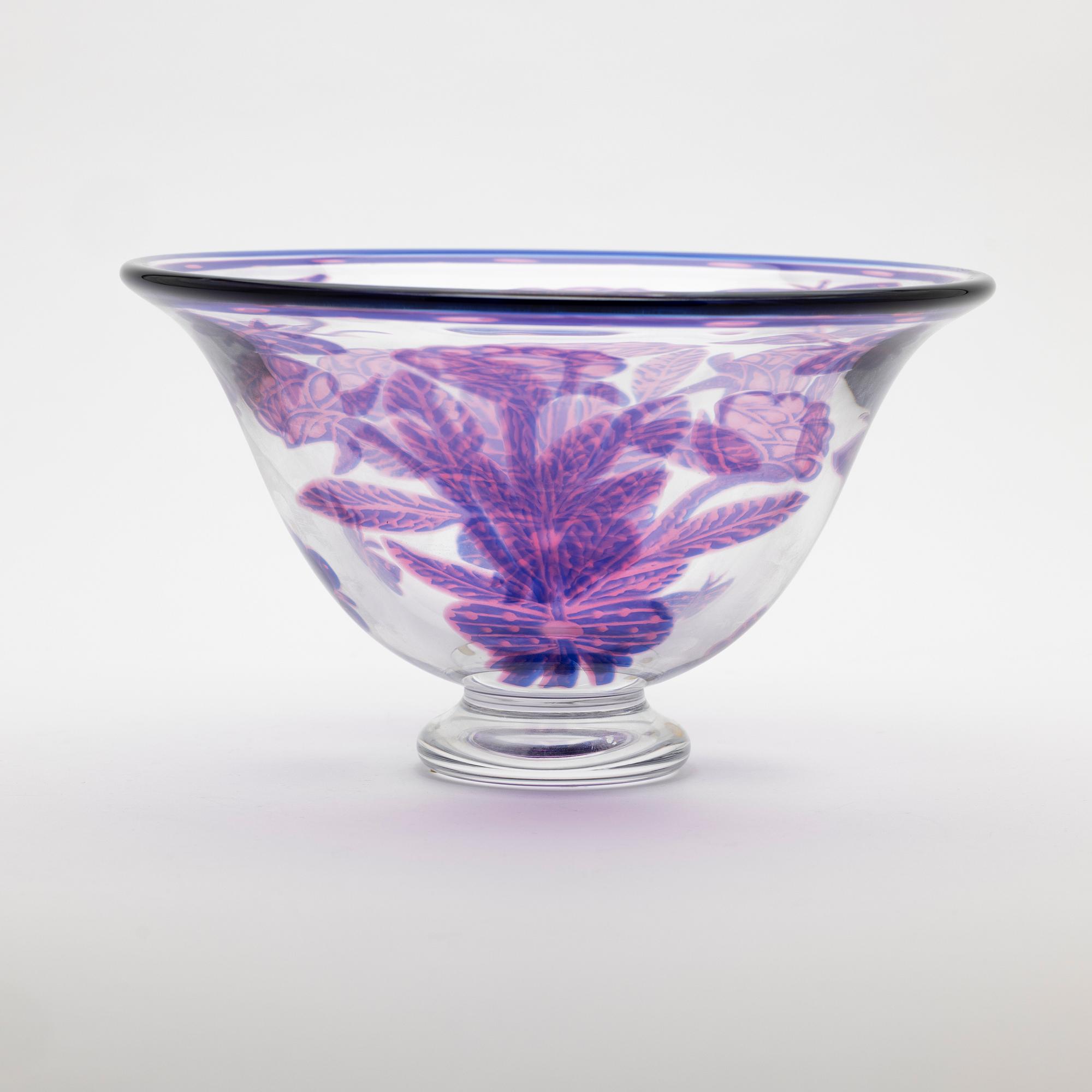 Wilke Adolfsson, a graal glass vase, 1989.
