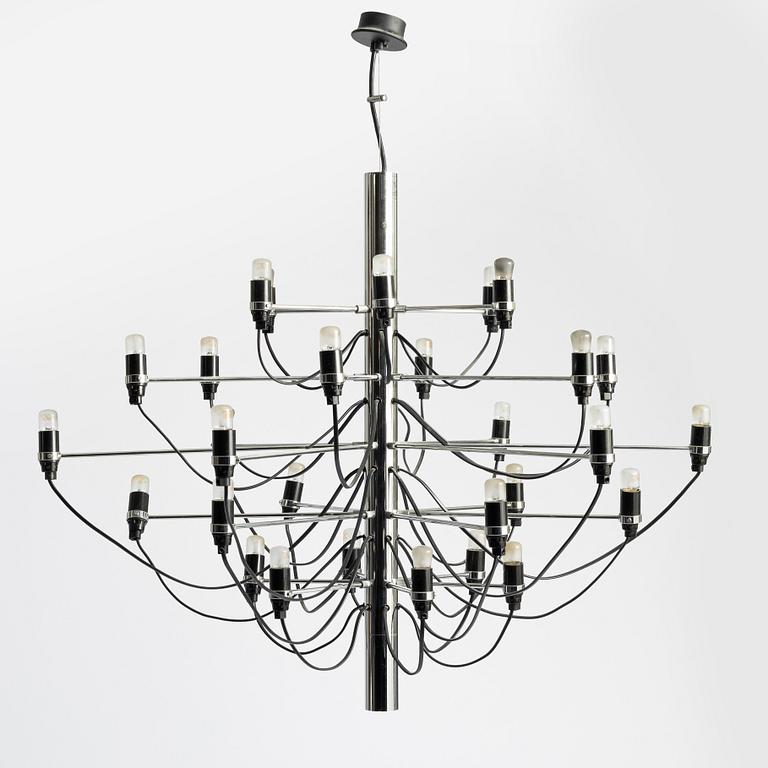 Gino Sarfatti, chandelier, model 2097/30, Flos, Italy.
