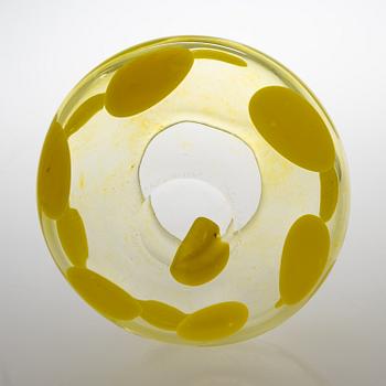 Tiina Nordström, a glass sculpture, signed Tiina Nordström Nuutajärvi 1996.