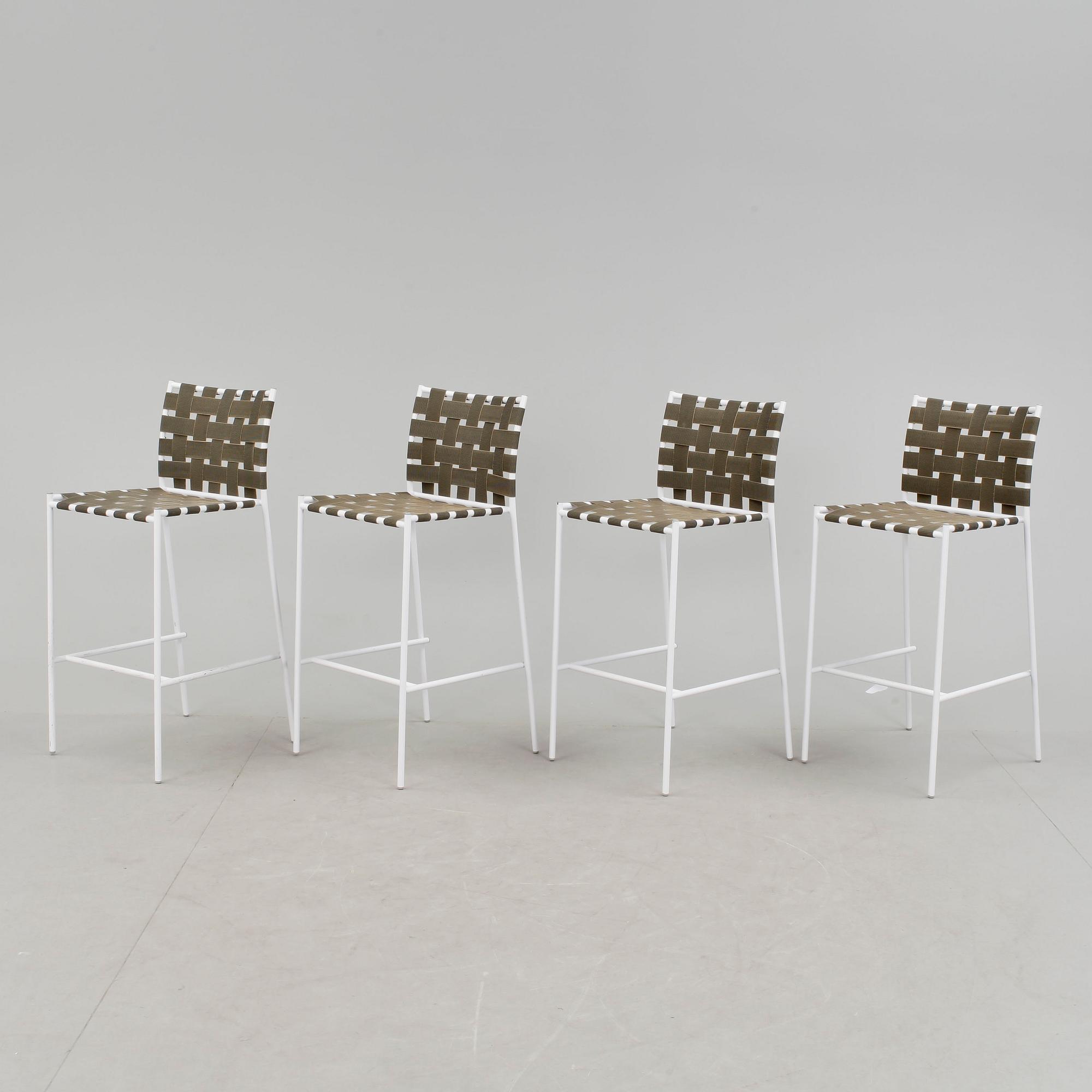 STOLAR, 4st, "Tagliatelle", höga, Jasper Morrison, Alias, Italien. Formgiven 2011.