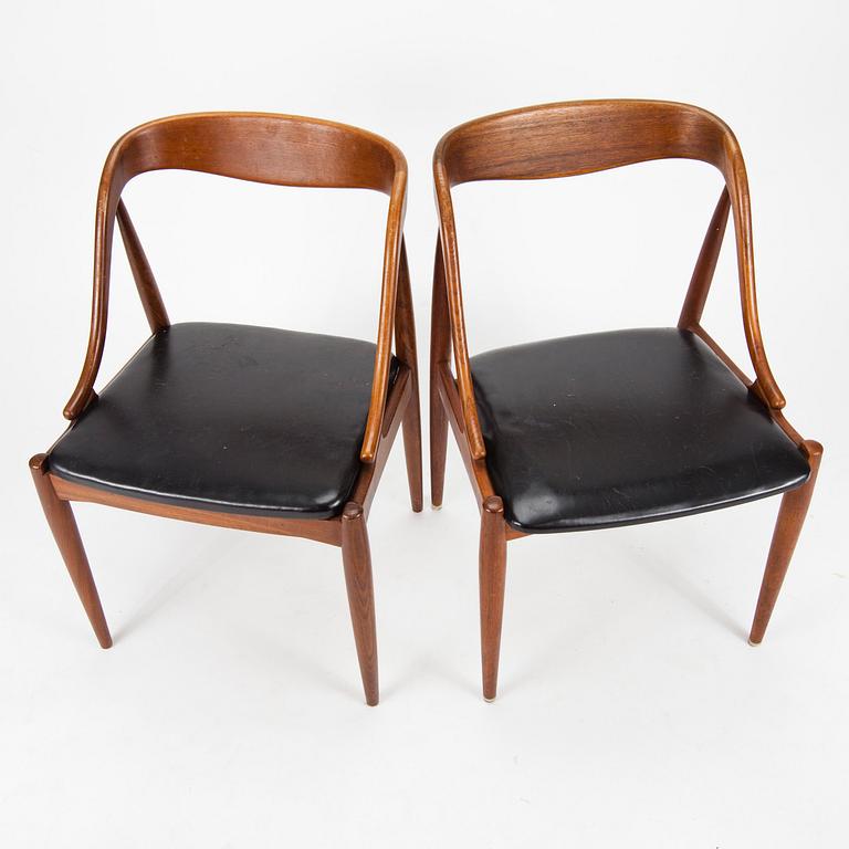 STOLAR, ett par, design Johannes Andersen, Uldum Möbelfabrik, Danmark 1960-tal.