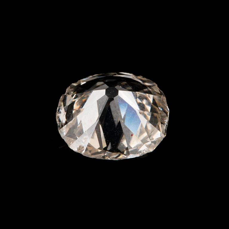 En lös gammalslipad diamant 2.35 ct kvalitet ca L/M i.