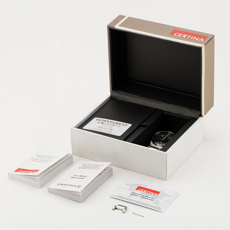 CERTINA, DS-2, Precidrive, kronograf, armbandsur, 41 mm.