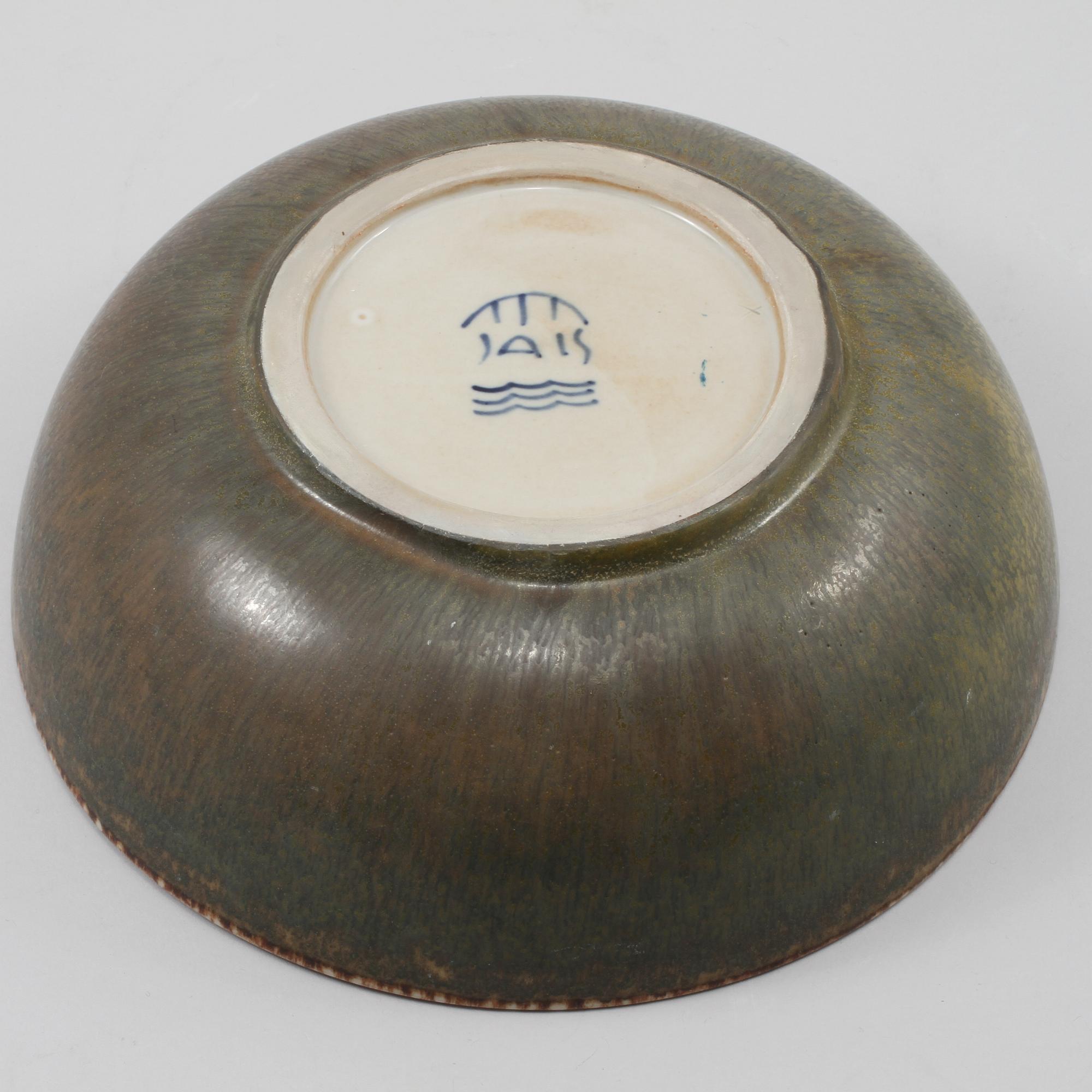 SKÅL, stengods, Jais Nielsen, Royal Copenhagen, 1900-tal.