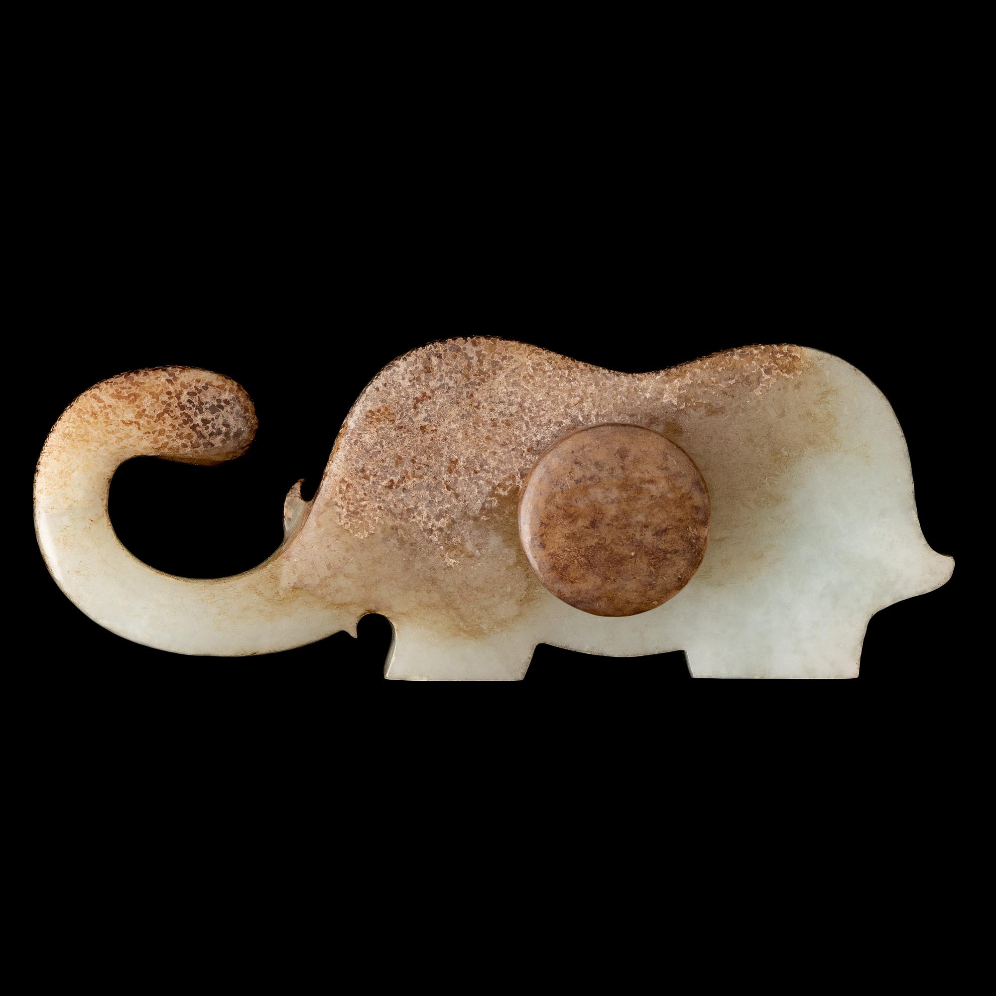A Chinese nephrite belt hook, 20th Century.