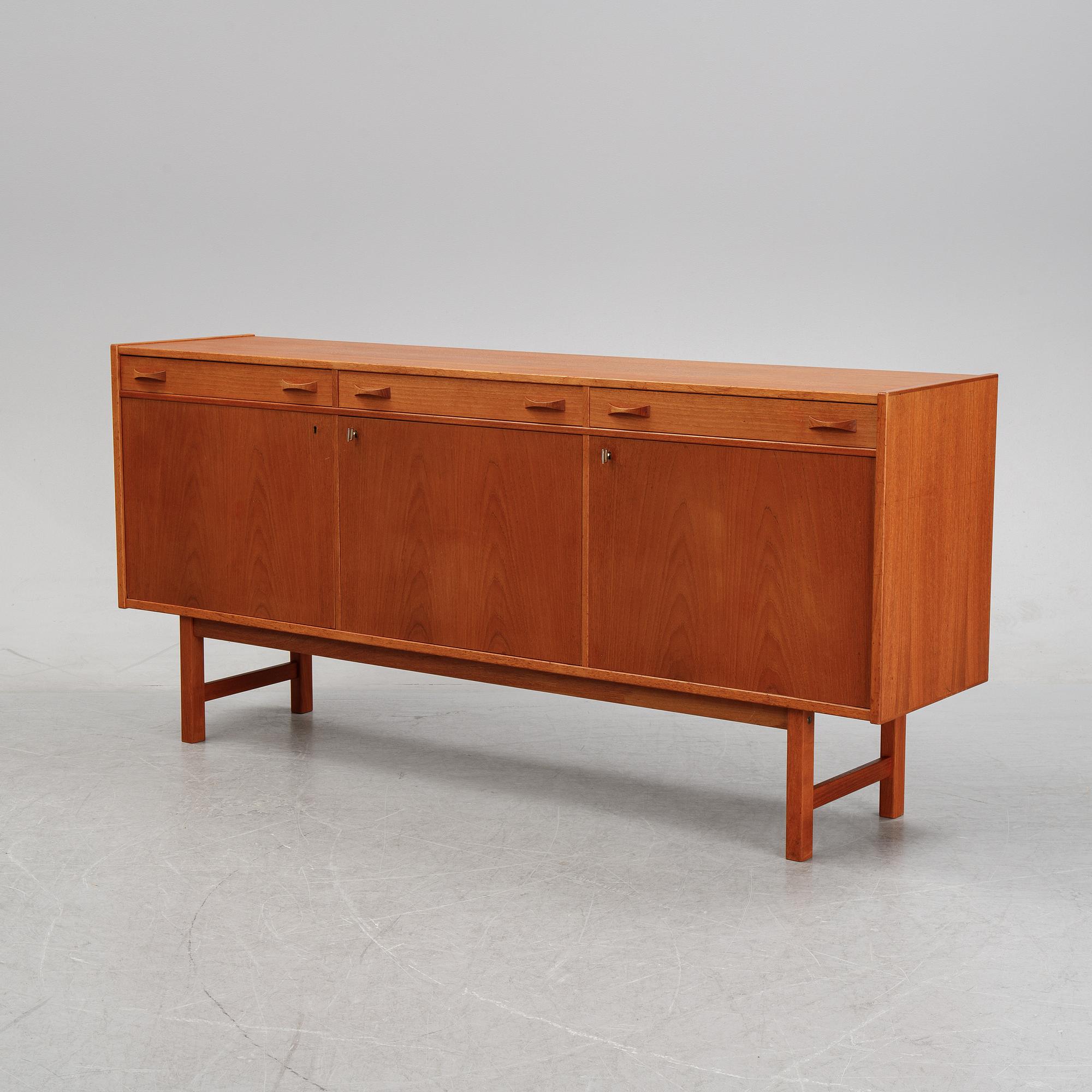A teak veneered sideboard from Ulferts, second half of the 20th century.