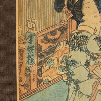 Utagawa Kunisada, Figure scenes.