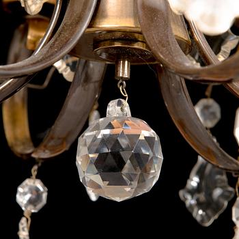 Paavo Tynell, a mid 20th century '1472/6' chandelier for Idman.