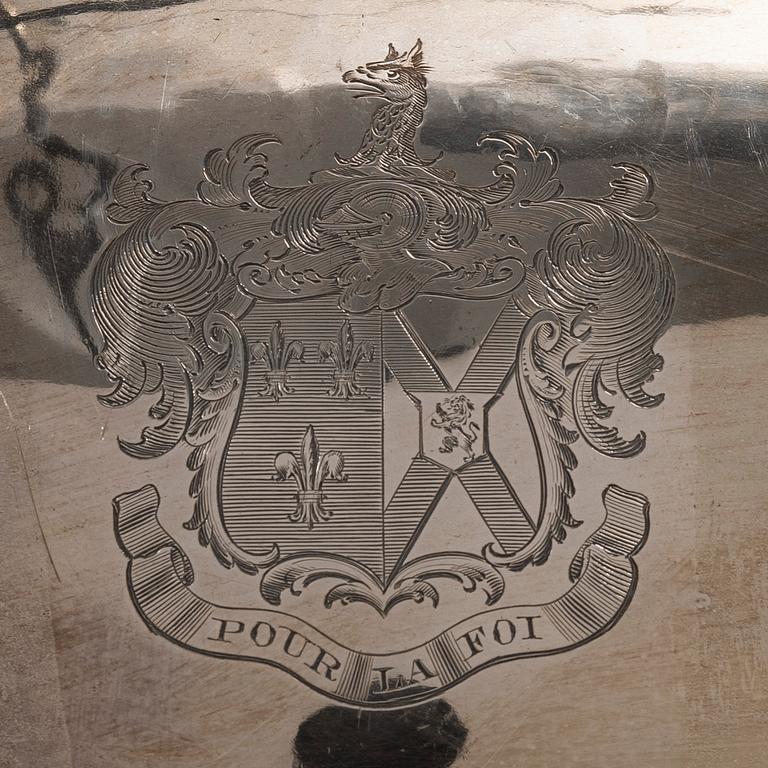 Stekhuv med fat, pläter, troligen England, tidigt 1900-tal.