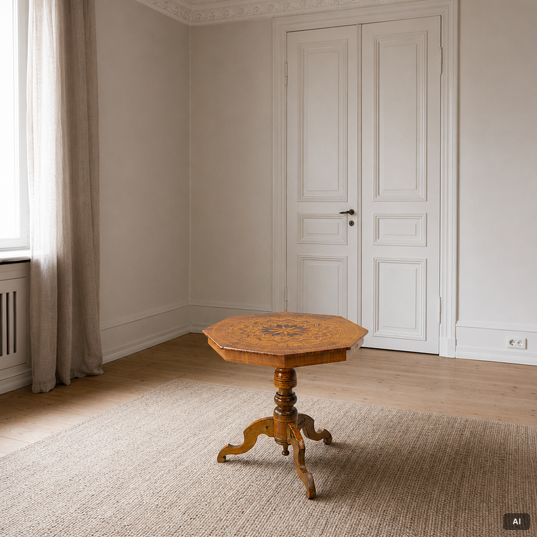 Salon table, late 19th century.