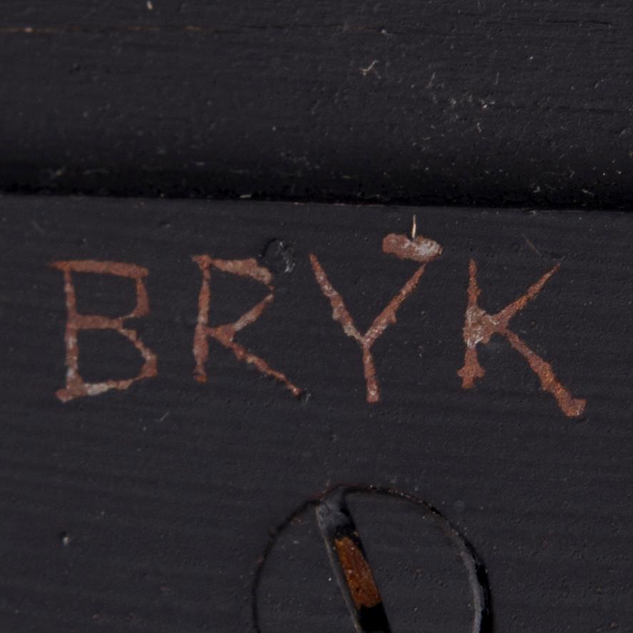 RUT BRYK, KERAMIKRELIEF. Märkt Bryk. 1970-tal.