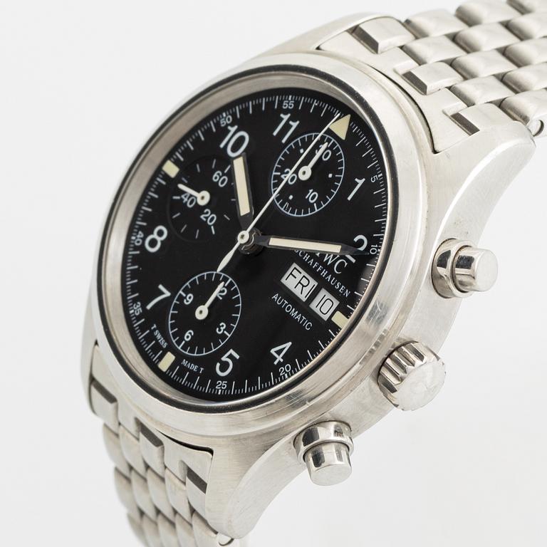 IWC, Der Fliegerchronograph (T Swiss Made T), wristwatch, 39 mm.