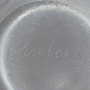 VICKE LINDSTRAND, Orrefors, "Iced", champagnekylare och karaff. Formgiven under 1930-talet.